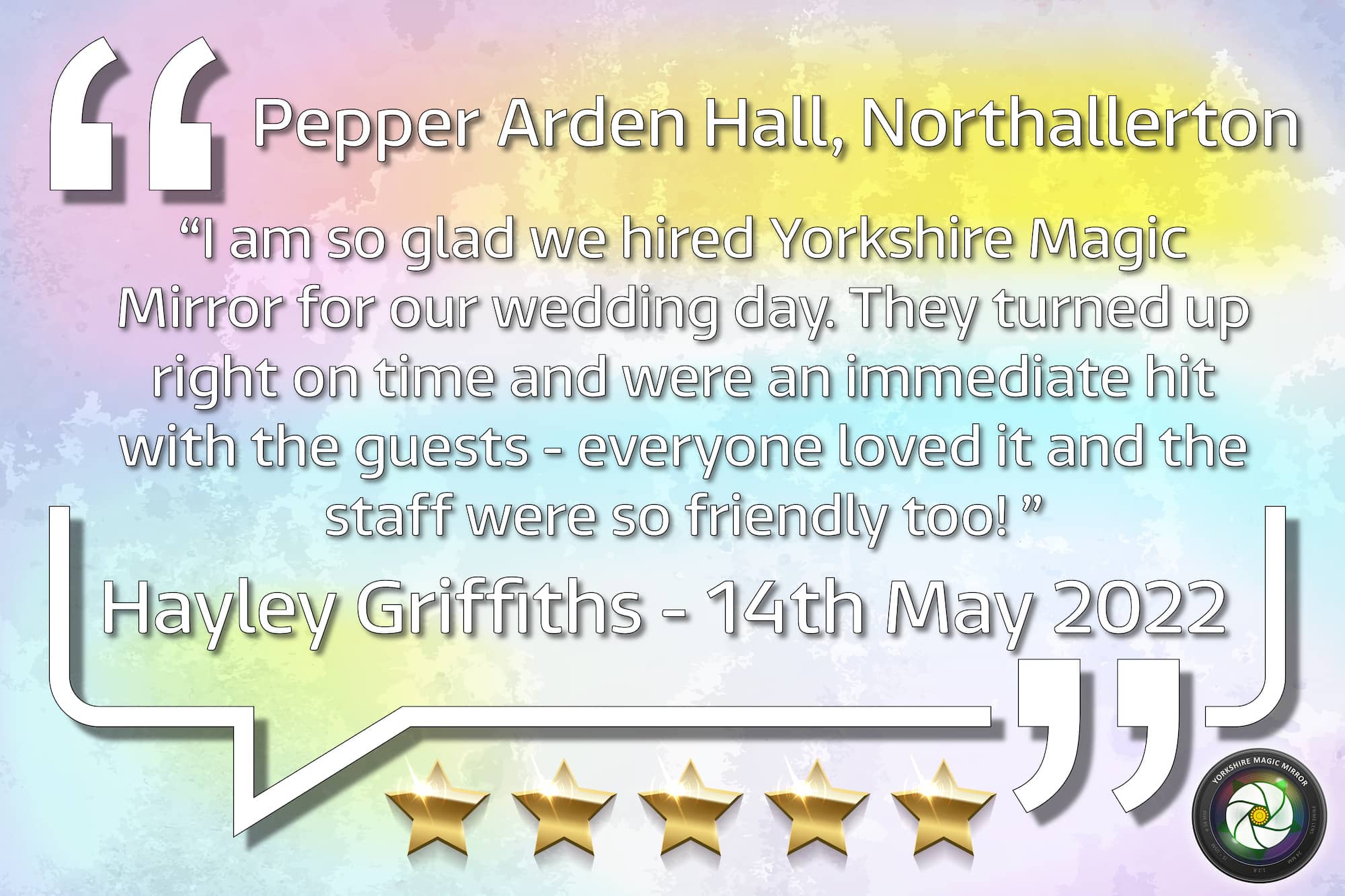 Pepper Arden Hall Hayley Griffiths Wedding 2022